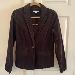 CAbi Style 523 Dark Brown Corduroy Blazer size M